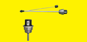 Magnetic - Side Viewing Magnetic Level Gauge (2″ x 1.5″ BSP Male Al Threaded Header)