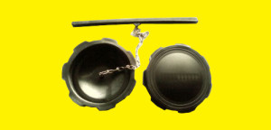 5″ Screw Cap with Lanyard