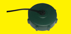 2″ Threaded Vent Cap with Rubber Lanyard