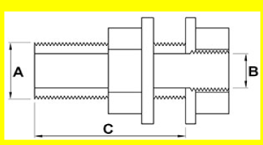 HDPE & GFN Outlet Fittings, with Internal Thread: - 25mm / 1″ - additional view