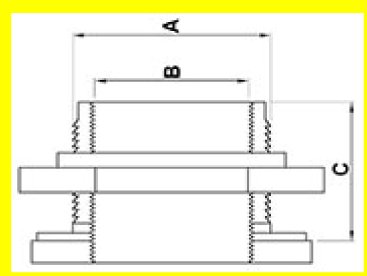 HDPE & GFN Left Hand Thread, Outlet Fittings. - 25mm / 1″ - additional view