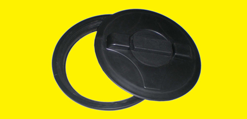 12″ / 350mm Lid & Ring (with 4″ Hatch)