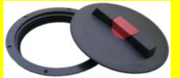 8″ / 250mm Lid & Ring (With Vent)