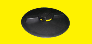 18″ Threaded Cap with 4″ Vent and Neck