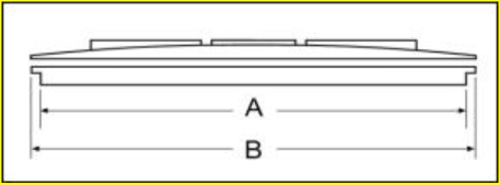 24″ / 620mm Lid & Ring (Without Vent) - additional view